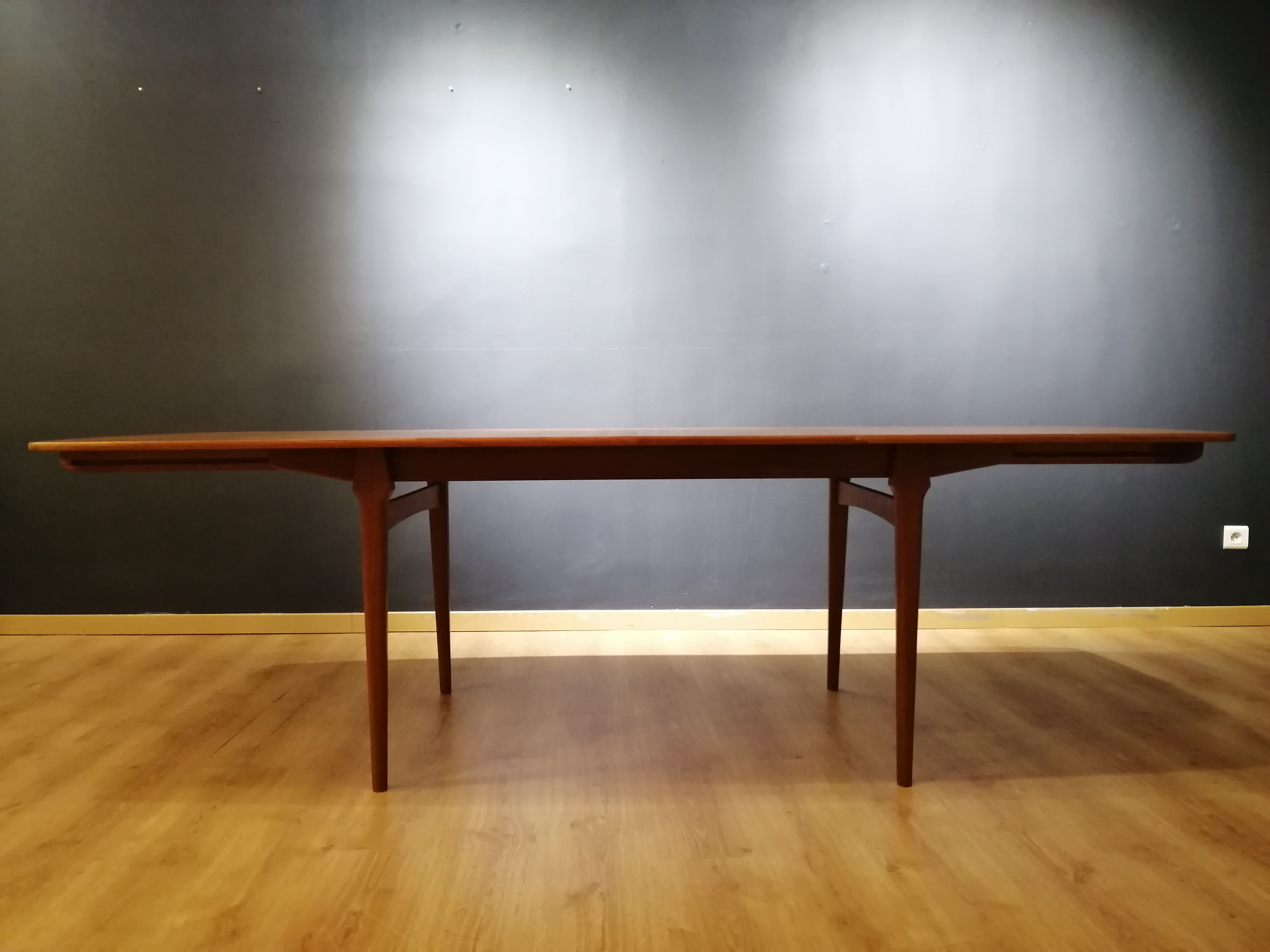Teak dining table by William Watting for Fristho, 60s