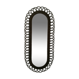 Rattan mirror 60s