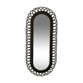 Rattan mirror 60s
