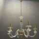 Lustre italien en verre de Murano