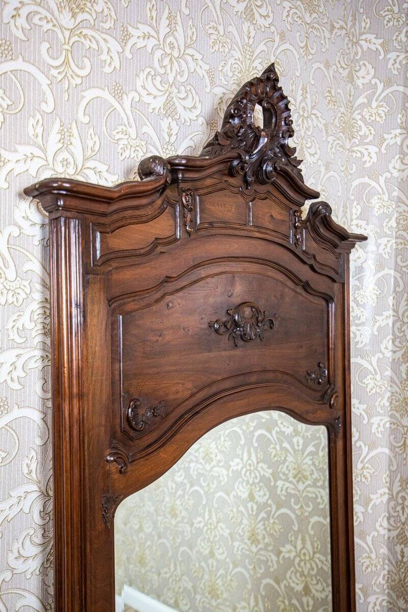 Vintage Floor Mirror, 1950s