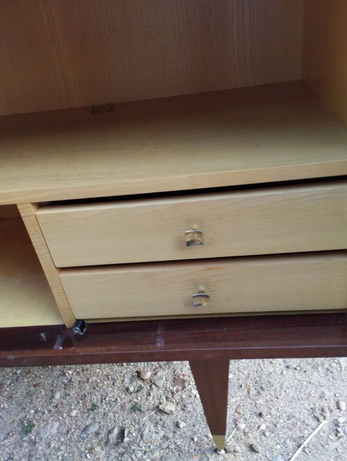 Enfilade Vintage d'Exception en Acajou « Cancale » – SRM – 1962