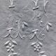 Tablecloth monogram LF square English embroidery