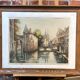 Framed watercolor