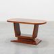 Table basse en placage de noyer Art Déco, Belgique, vers 1920
