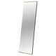 Minimalist rectangular wall mirror with a brass frame, 1960s, Germany