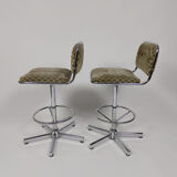 Vintage chrome bar stools
