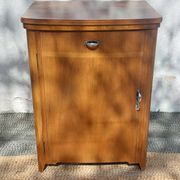 small wooden piece of furniture, vintage