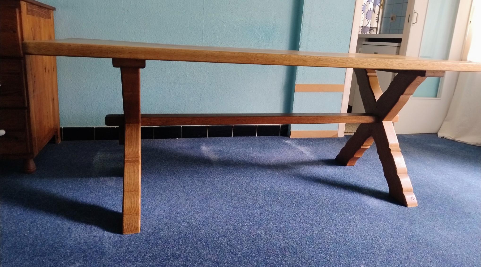 Solid oak table