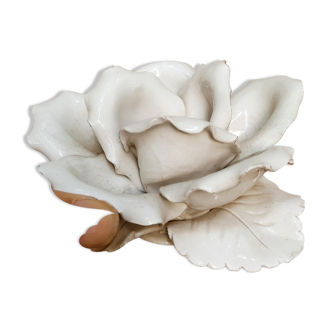 Candlestick pink porcelain shape