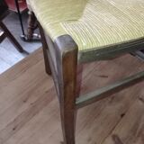 Chaise paillé ancienne