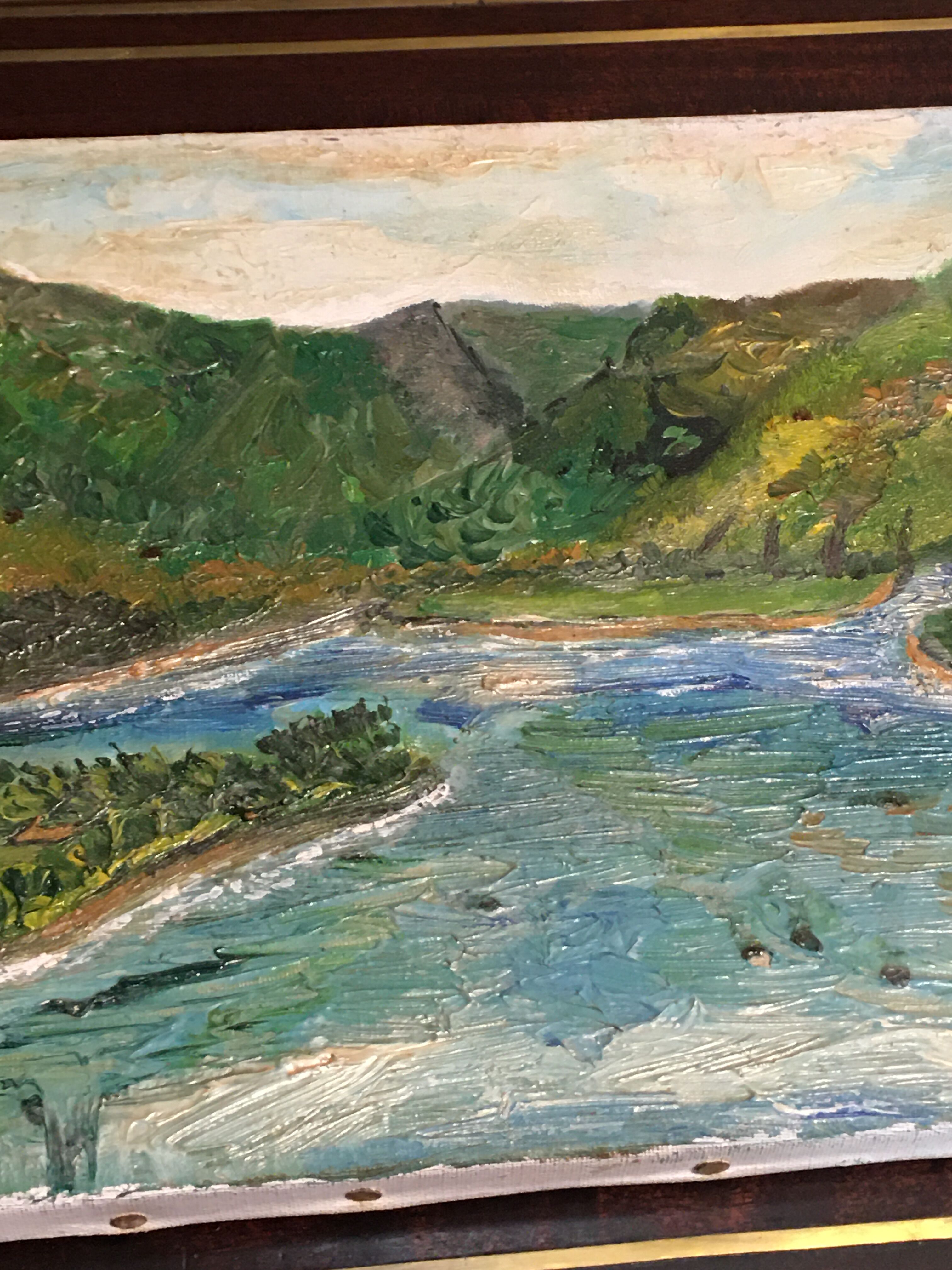 Exotic landscape painting