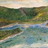 Exotic landscape painting