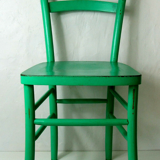 Vintage green chair