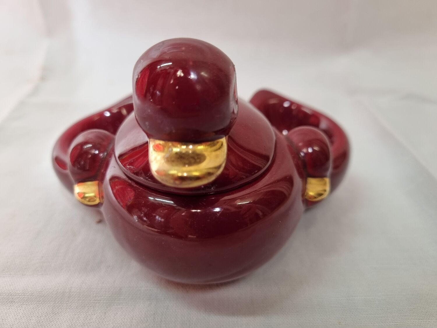 Salerons duck earthenware St Clément from 1950