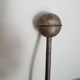 Coat rack in wood and iron 2 heads, vintage, 50s/60s, cloakroom, hook