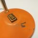 Lampe de bureau vintage - métal laqué orange - 1970