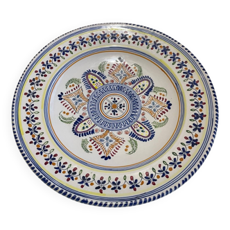 Plat peint à la main