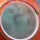 vase en pate verre signe bernard aconito