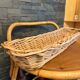 Antique wicker baker's basket - 64cm