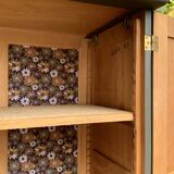 Parisian solid oak wardrobe 1960