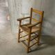 High straw chair for children