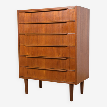 Commode danoise en teck du milieu du siècle, années 1960