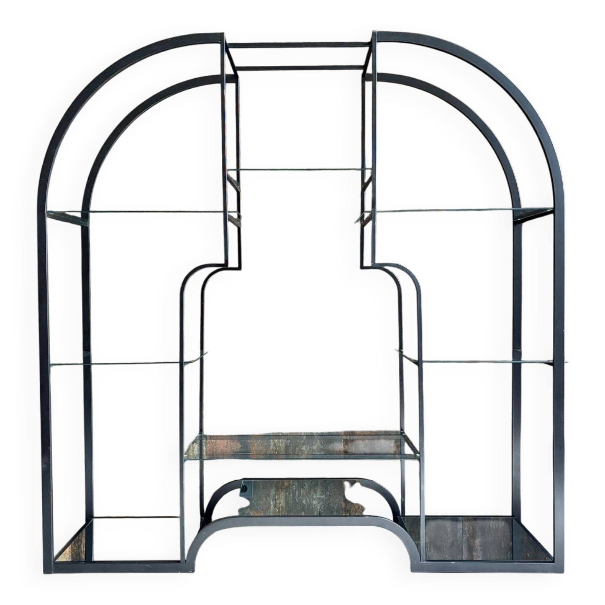 Séparateur de pièce/vitrine au design vintage