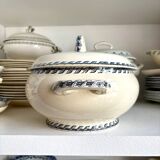 Large K&G Lunéville ironstone tureen