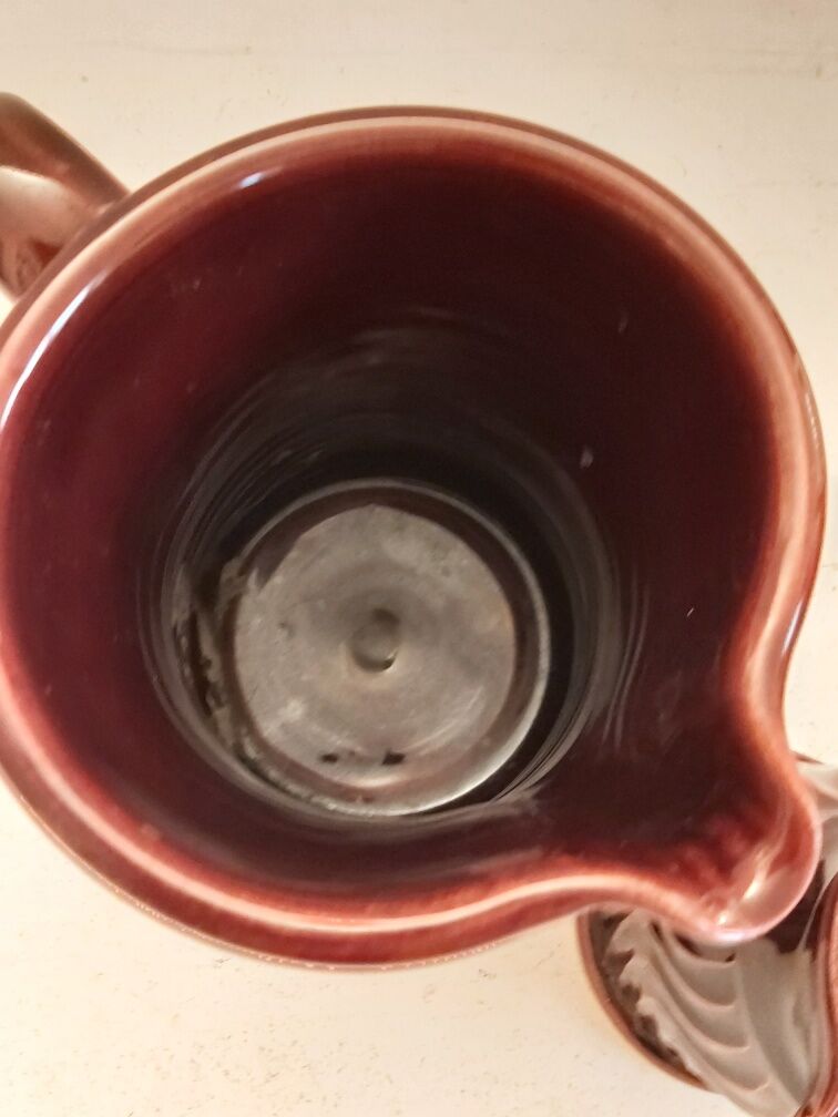 2 vintage ceramic pitchers Les Cyclades Anduze