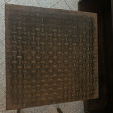 Pair of vintage industrial metal side tables