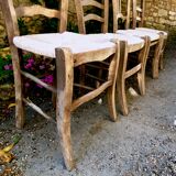 Lot 4 mulched chairs