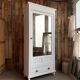 Antique white mirrored wardrobe (renovated)