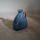Blue harefur stoneware vase, Rörstrand, Carl Harry Stalhåne, Sweden, 1950´s
