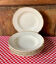 7 ivory and gold deep plates Villeroy and Boch Mettlach