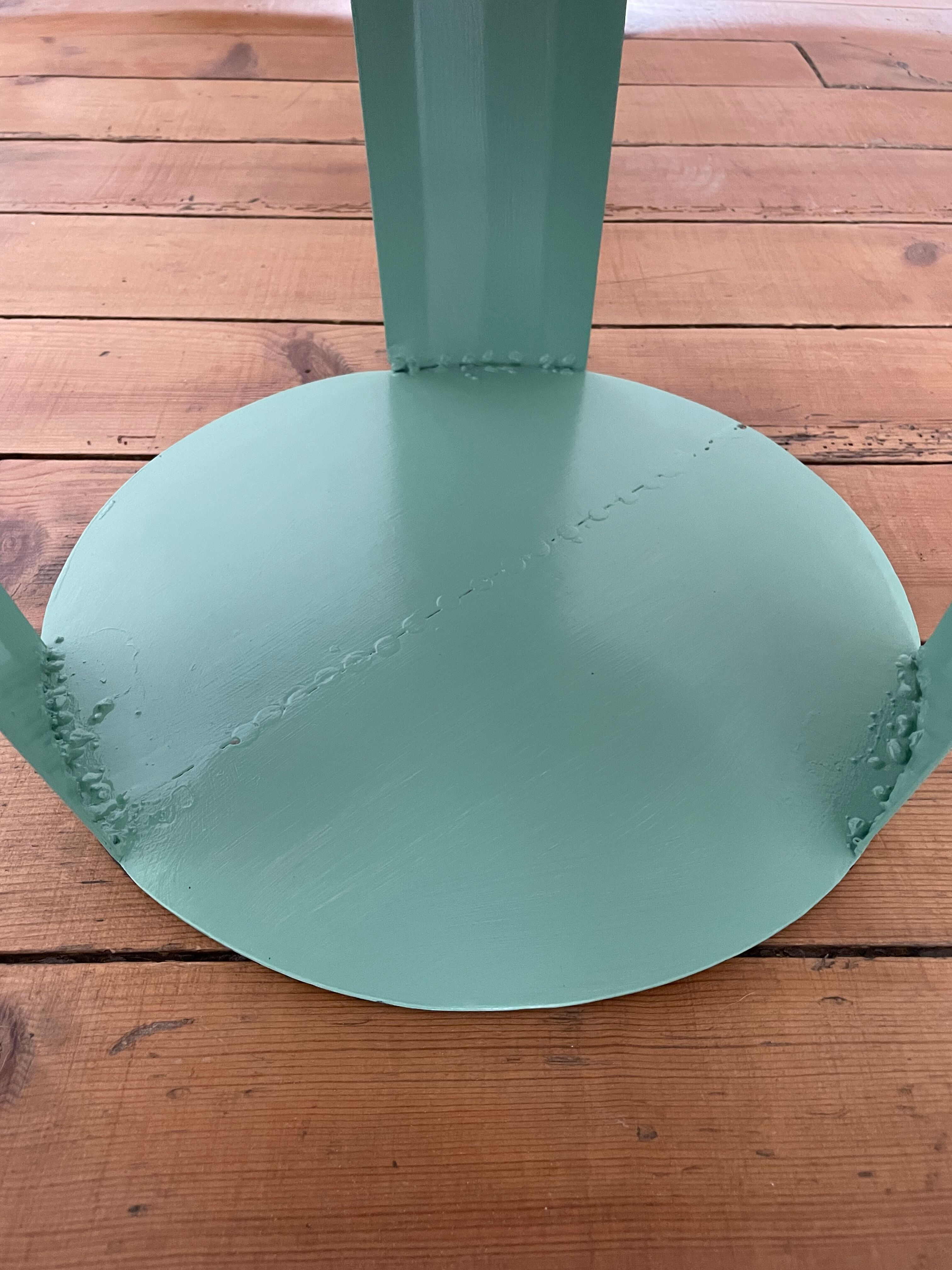 Former circus podium repainted Farrow And Ball