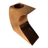 Bougeoir Monique Gerber en bronze doré