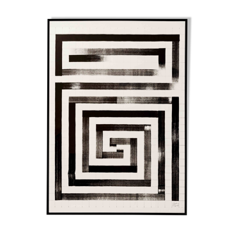 Ink on paper - Dysfunctional structure n°1