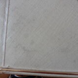 Ceramic lamp signed Gien, Renaissance décor