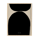 Framed abstract giclee art print 50x70cm