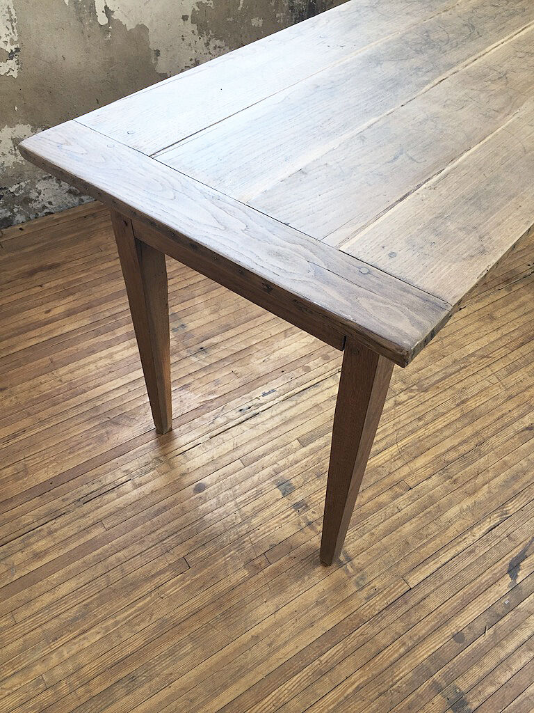 Oak farm table