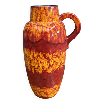 Vase à flamme en céramique de Scheurich Allemagne modèle 420-37