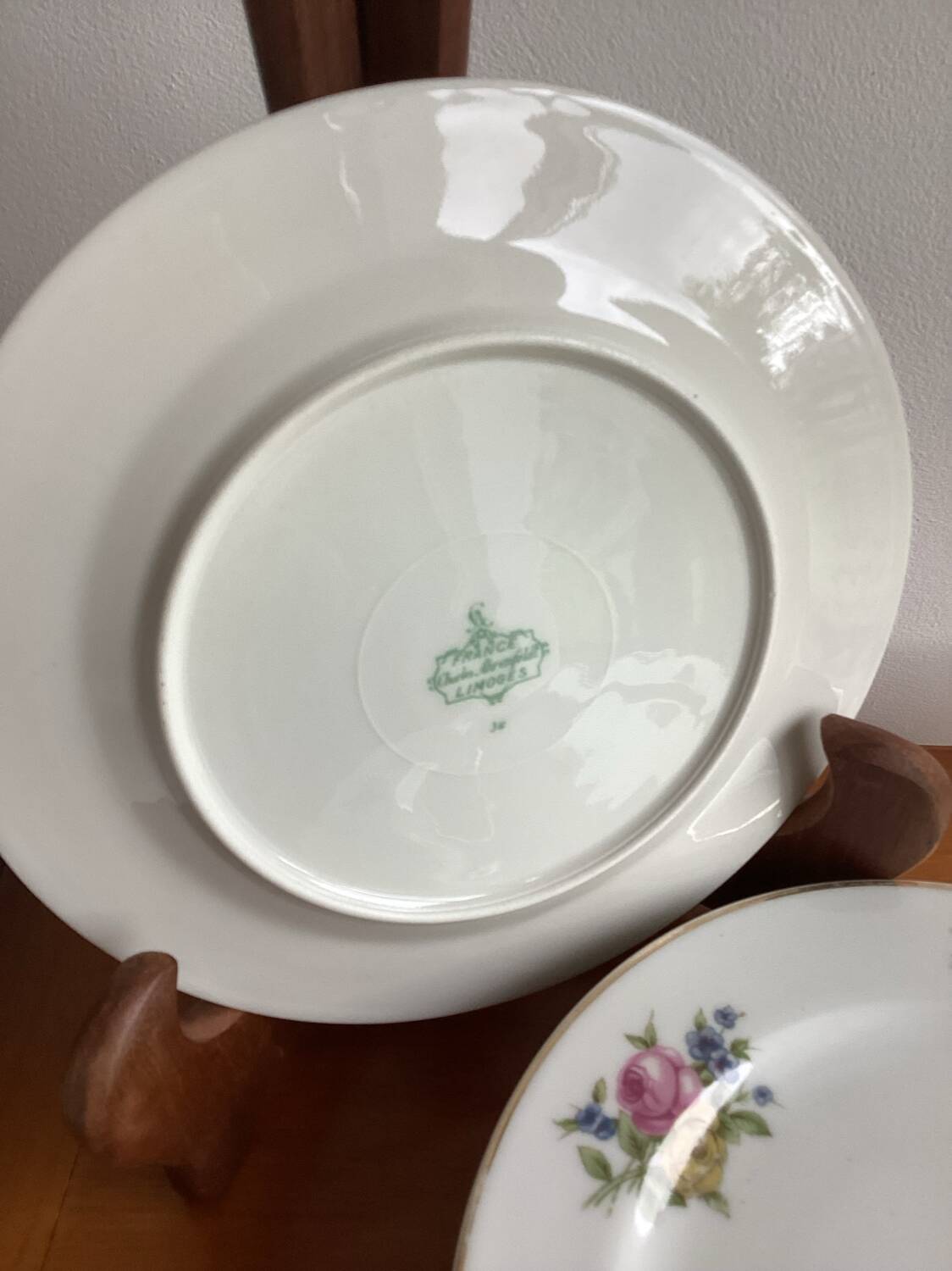 Set of 6 Charles Ahrenfeldt Limoges dessert plates