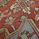 Handmade Persian Heriz Carpet, Large Tribal Wool Rug- 280x220cm