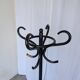 Vintage Black Bentwood Coat Stand in Thonet Style / Mid Century Hall Tree