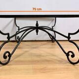 Art Nouveau Style Wrought Iron Coffee Table – 1940