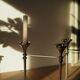 Scandinavian chrome modular candle holder 1960