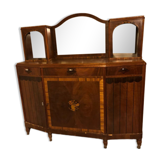 Commode vintage à miroir