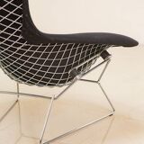 Black "Bird" armchair by Harry Bertoia for Knoll 80's