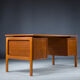 Mid-Century Teak Desk from Gv Møbler, 1960s